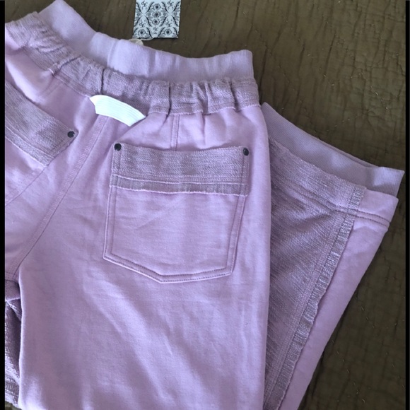 NWT*FREE PEOPLE JOGGER SWEATPANTS*"HEARTBEAT PANT “PARCHMENT PINK” XS*MSRP$219 - Picture 3 of 16